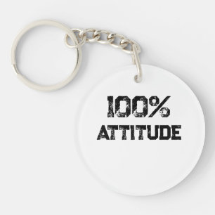 100% ATTITUDE – Kantoor Gift voor Confi Sleutelhanger