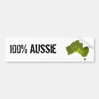 100% Aussie Bumpersticker