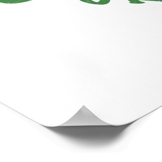 100% authentieke grootmoeder poster (Hoek)