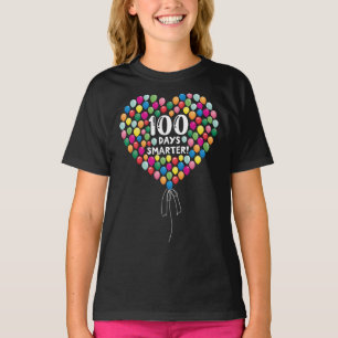100 ballonnen 100e dag virtuele schoolleraren t-shirt