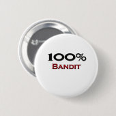 100 % bandit ronde button 5,7 cm (Voorkant /achterkant)