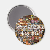 100 Belgische biermagneet Magneet (Voorkant / Achterkant)