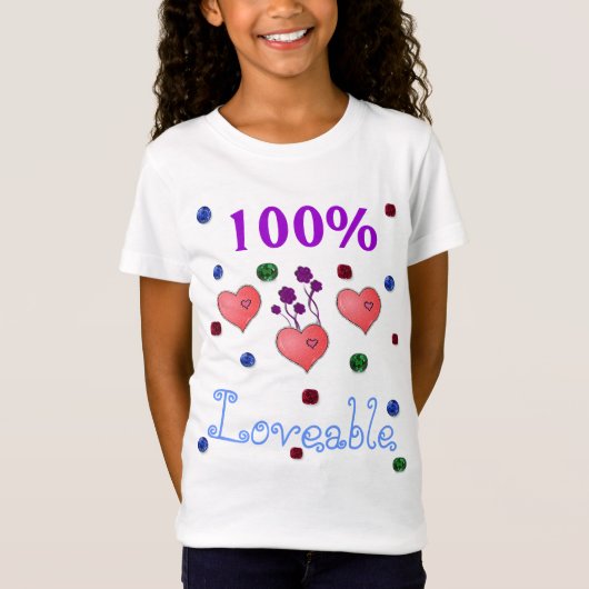 100% beminnelijk t-shirt (Voorkant)