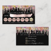 100 Benoemingsherinnering Holografen Glitter-schij Visitekaartje (Voorkant / Achterkant)