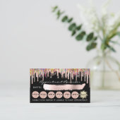 100 Benoemingsherinnering Holografen Glitter-schij Visitekaartje (Staand voorkant)