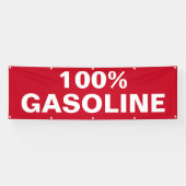 100% benzine Business Outdoor Aangepaste banner (Horizontaal)