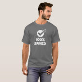 100% bespaarde T-Shirt (Voorkant volledig)