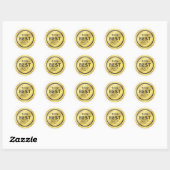 100% Best Quality Ronde Sticker (Vel)