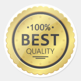 100% Best Quality Ronde Sticker