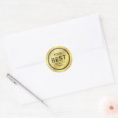 100% Beste Kwaliteit Ronde Sticker (Envelop)