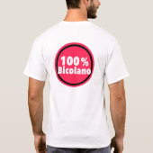 100% Bicolano Print Nieuwheid T-shirt (Achterkant)