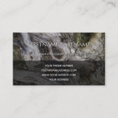 100% bijtak natuurlijke houten rechthoek visitekaartje (Achterkant)