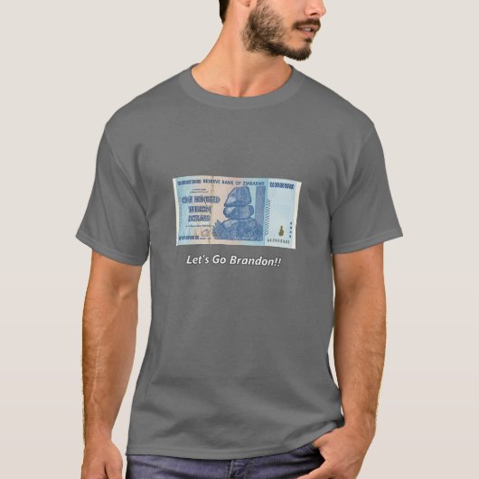 100 biljoen Zimbabwaanse dollars - Brandon T-shirt (Voorkant)