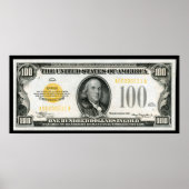 $100 BILL 1934-REEKS POSTER (Voorkant)