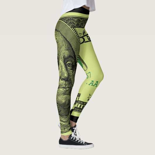 100 Bill Grafisch Leggings (Rechts)