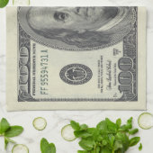 $100 Bill Kitchen Towel Theedoek (Gevouwen)