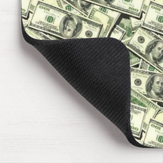 $100 Bills Money Mousepad Muismat (Hoek)