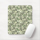 $100 Bills Money Mousepad Muismat (Met muis)