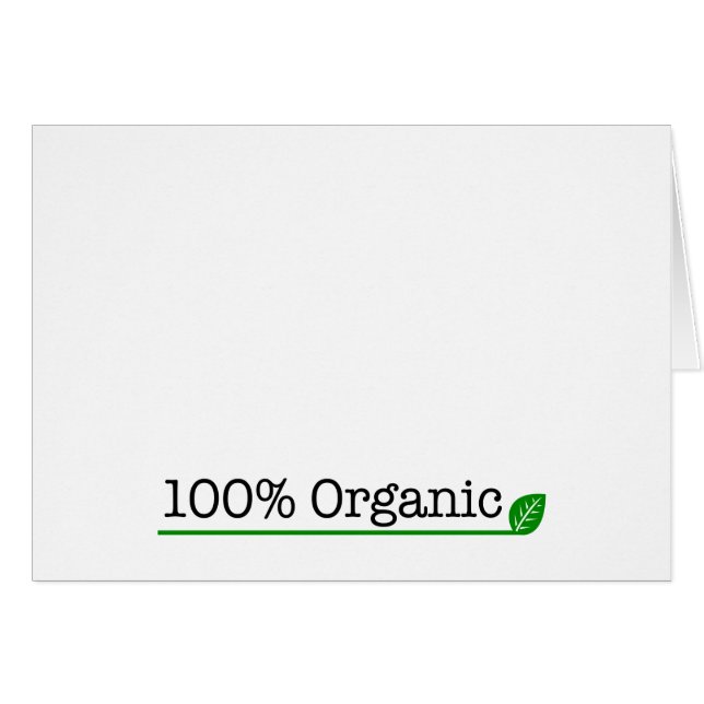 100% biologisch (Voorkant Horizontaal)
