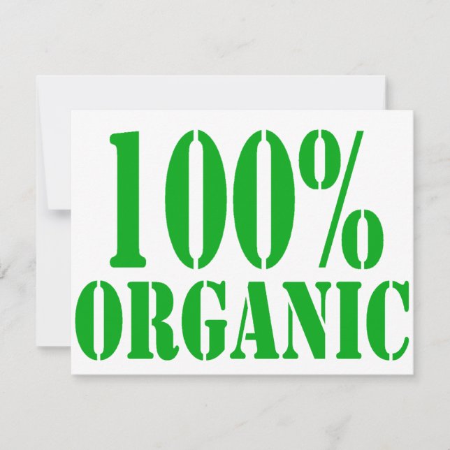100% biologisch (Voorkant)