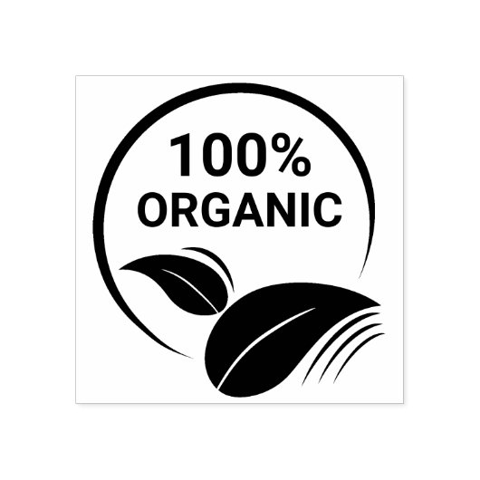 100% biologisch, milieuvriendelijk rubberstempel (Afrduk)