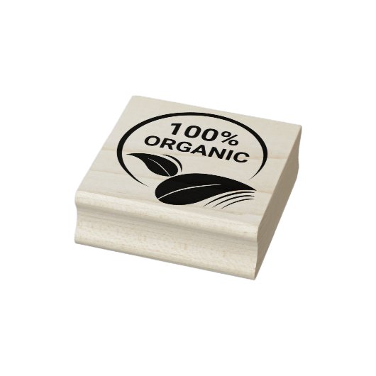100% biologisch, milieuvriendelijk rubberstempel (Stempel)