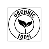 100% biologisch, natuurlijk, milieuvriendelijk rubberstempel (Afrduk)