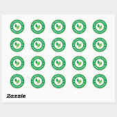 100% Biologisch Product Label Sticker (Vel)