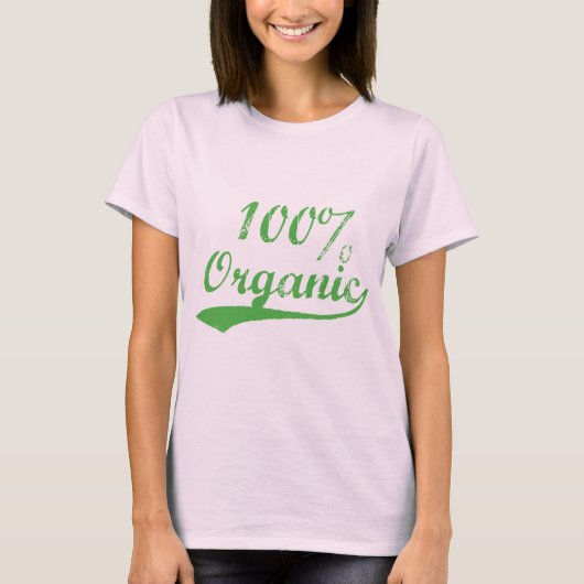 100% biologisch t-shirt (Voorkant)