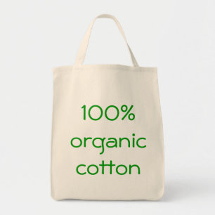 100% biologische katoen tote bag