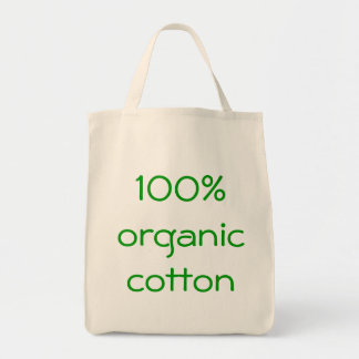 100% biologische katoen tote bag