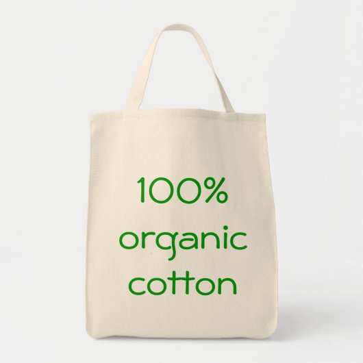 100% biologische katoen tote bag (Voorkant)