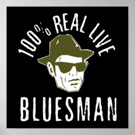 100% Bluesman Print