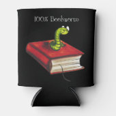 100% boekworm blikjeskoeler (Voorkant)