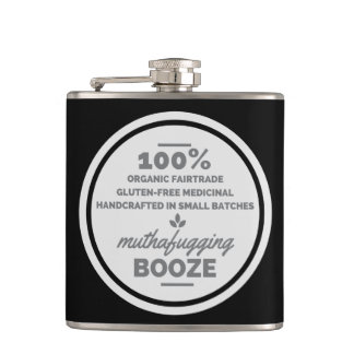 100% Booze-fles Heupfles