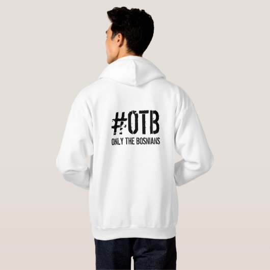 100% Bosanac Hoodie (Achterkant volledig)