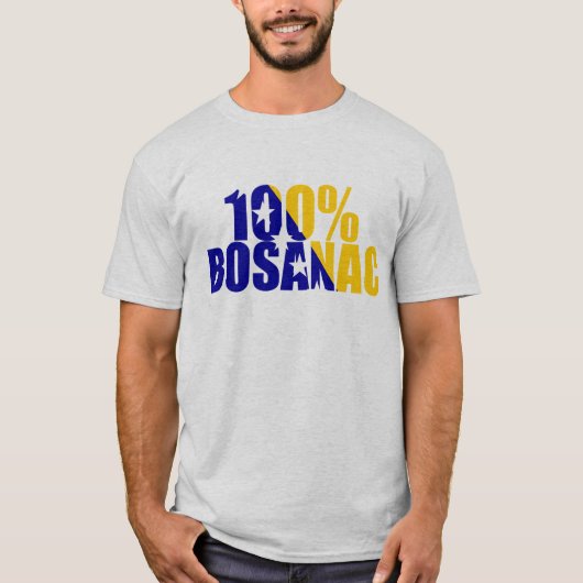 100% Bosanac T-Shirt (alle kleuren) (Voorkant)