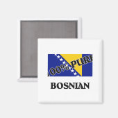 100 % BOSNIAN MAGNEET (Voorkant / Achterkant)
