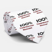 100% Bouwmanager Stropdas (Opgerold)