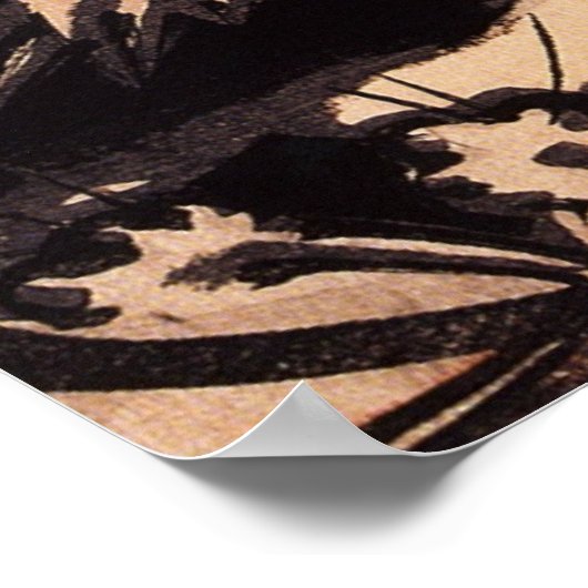 100 Brave Generals  Samurai Painting Poster (Hoek)