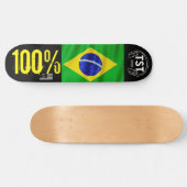 100% BRAZILIAANS JMT USA Skateboard (Horizontaal)