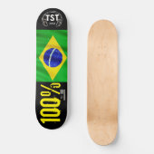 100% BRAZILIAANSE JMT USA Skateboard (Voorkant)