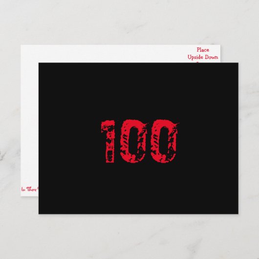 100 Briefkaart (Voorkant / Achterkant)