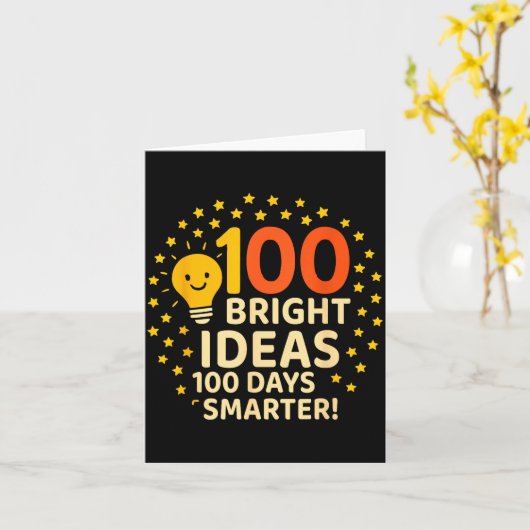 100 Bright Ideas 100 Days Smarter Design, 100 Days Kaart (Gele Bloem)