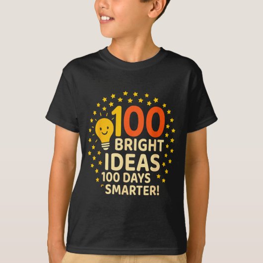 100 Bright Ideas 100 Days Smarter Design, 100 Days T-shirt (Voorkant)