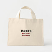 100 % bruiloft planner mini tote bag (Voorkant)