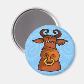 100% bull geen txt magneet (Voorkant / Achterkant)