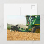 100 Bushel Tarwe Oogst Ansichtkaart Briefkaart (Voorkant / Achterkant)