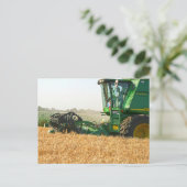 100 Bushel Wheat Harvest Briefkaart (Staand voorkant)