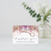 100 Cadeaubonnen met airdresser Visitekaartje (Staand voorkant)